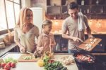 Family Making Dinner